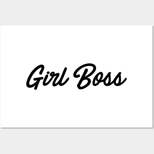 Girl Boss Wall Art by hellocrazy